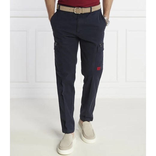 HUGO Spodnie cargo Glian | Regular Fit ze sklepu Gomez Fashion Store w kategorii Spodnie męskie - zdjęcie 165023062