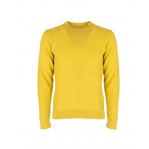 Xagon Man Sweter "C-Neck" | A21081 J1 1215 | Mężczyzna | Żółty ze sklepu ubierzsie.com w kategorii Swetry męskie - zdjęcie 165025371