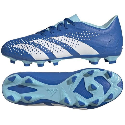 Buty piłkarskie adidas Predator Accuracy.4 FxG M GZ0010 niebieskie ze sklepu ButyModne.pl w kategorii Buty sportowe męskie - zdjęcie 165029221