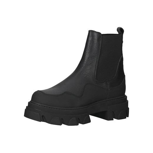 Steve Madden Skórzane sztyblety w kolorze czarnym ze sklepu Limango Polska w kategorii Botki - zdjęcie 165030673