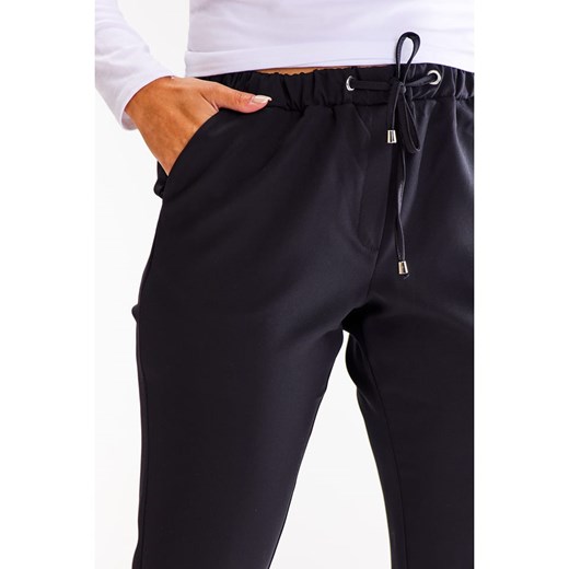 Awama Spodnie w kolorze czarnym M wyprzedaż Limango Polska