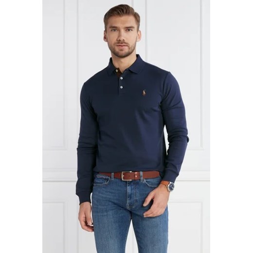 Polo Ralph Lauren t-shirt męski granatowy z długimi rękawami