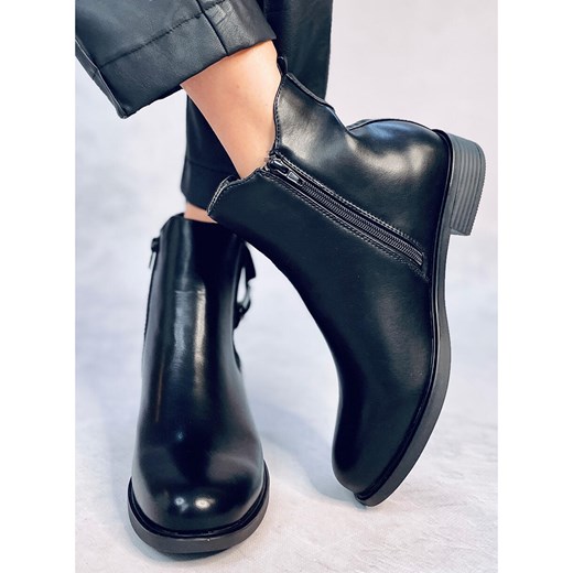 Sztyblety damskie Boone Black czarne 37 ButyModne.pl