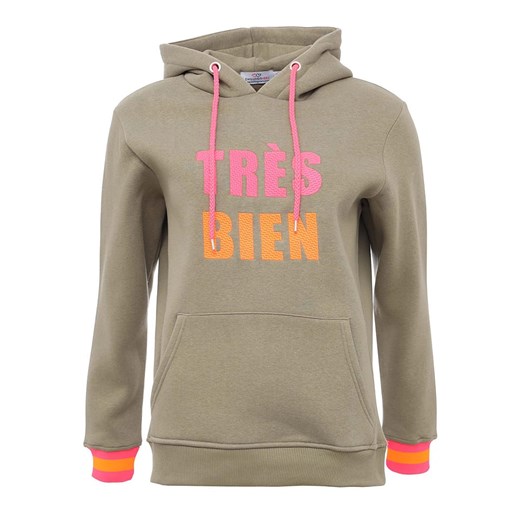 Zwillingsherz Bluza &quot;Keira&quot; w kolorze khaki ze sklepu Limango Polska w kategorii Bluzy damskie - zdjęcie 165032354
