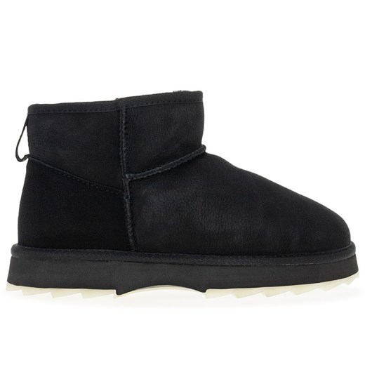 Buty Emu Sharky Micro Womens Sheepskin W12548BLAK - czarne ze sklepu streetstyle24.pl w kategorii Śniegowce damskie - zdjęcie 165034412