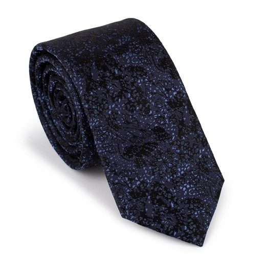 Krawat jedwabny wzorzysty ze sklepu WITTCHEN w kategorii Krawaty - zdjęcie 165041703