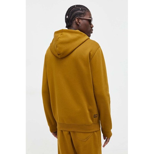 G-Star Raw bluza męska kolor zielony z kapturem gładka XL ANSWEAR.com