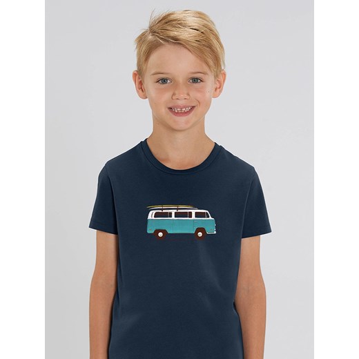 WOOOP Koszulka "Blue Van" w kolorze granatowym Wooop 104 okazyjna cena Limango Polska