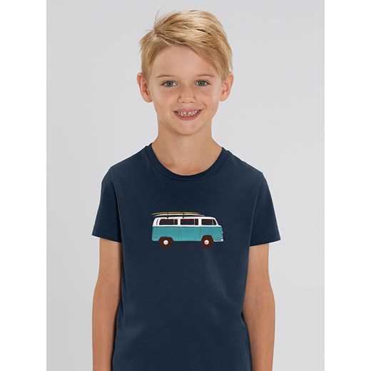 WOOOP Koszulka &quot;Blue van&quot; w kolorze granatowym ze sklepu Limango Polska w kategorii T-shirty chłopięce - zdjęcie 165046314