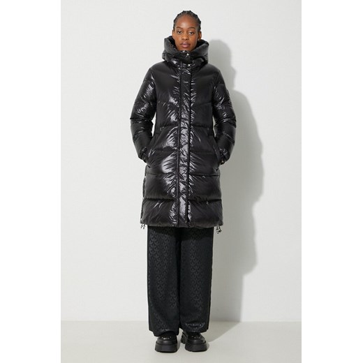 Woolrich kurtka puchowa damska kolor czarny zimowa ze sklepu PRM w kategorii Kurtki damskie - zdjęcie 165050203