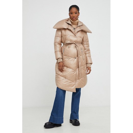 Answear Lab kurtka damska kolor beżowy zimowa ze sklepu ANSWEAR.com w kategorii Kurtki damskie - zdjęcie 165050501