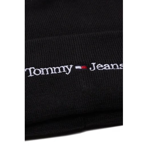 Czapka zimowa damska Tommy Jeans czarna 
