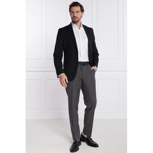 BOSS Wełniane spodnie H-Genius-224 | Slim Fit | z dodatkiem jedwabiu 48 Gomez Fashion Store