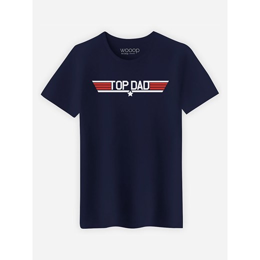 WOOOP Koszulka "Top Dad" w kolorze granatowym Wooop XXL okazyjna cena Limango Polska