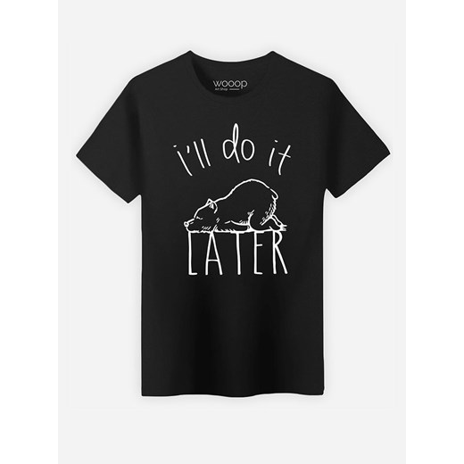 WOOOP Koszulka "I'll Do It Later" w kolorze czarnym Wooop S promocja Limango Polska