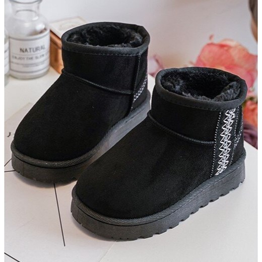Buty zimowe dziecięce bez zapięcia