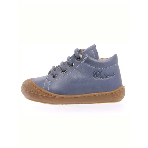 Naturino Skórzane buty &quot;Cocoon&quot; w kolorze niebieskim do nauki chodzenia ze sklepu Limango Polska w kategorii Półbuty dziecięce - zdjęcie 165098054