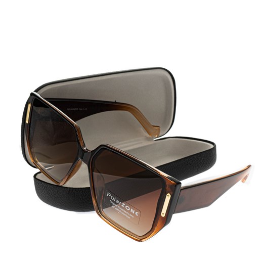 Okulary polaryzacyjne damskie ze sklepu JK-Collection w kategorii Okulary przeciwsłoneczne damskie - zdjęcie 165103640