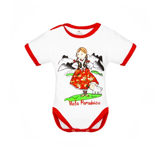 Body dziecięce "Mała Paradnica" ze sklepu JK-Collection w kategorii Body niemowlęce - zdjęcie 165104393