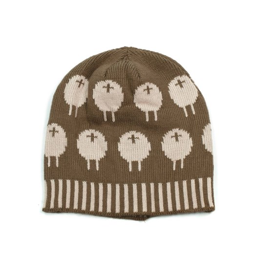 Czapka Owce ze sklepu JK-Collection w kategorii Czapki zimowe damskie - zdjęcie 165111313