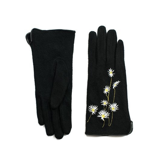 Rękawiczki Stokrotki ze sklepu JK-Collection w kategorii Rękawiczki damskie - zdjęcie 165139382