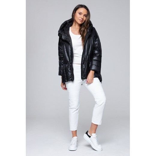 Kurtka damska Diego M czarna casualowa długa 