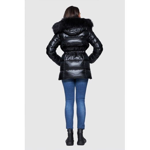 DIEGO M Puchowa kurtka damska z odpinanym kapturem, Rozmiar 40 EU - 44 IT Diego M 40 EU - 44 IT outfit.pl