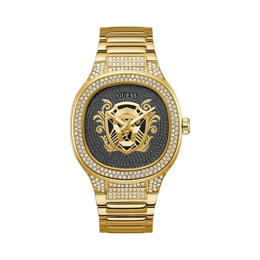 Guess zegarek męski kolor złoty ze sklepu ANSWEAR.com w kategorii Zegarki - zdjęcie 165141624