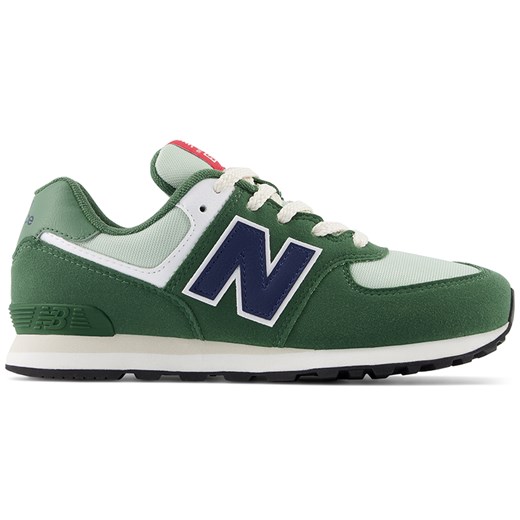 Buty dziecięce New Balance GC574HGB – zielone New Balance 39 New Balance Poland