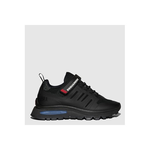 DSQUARED2 Czarne sneakersy męskie runds2 ibra, Rozmiar 42 Dsquared2 45 wyprzedaż outfit.pl