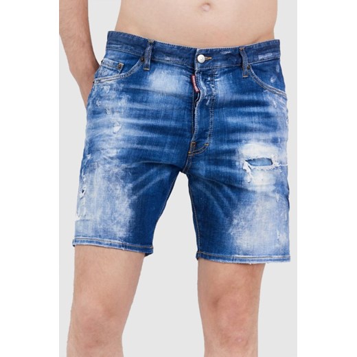 DSQUARED2 Jeansowe szorty męskie, Wybierz rozmiar 46 ze sklepu outfit.pl w kategorii Spodenki męskie - zdjęcie 165143104