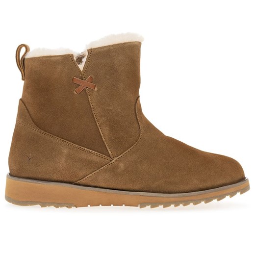 Buty Emu Australia Beach Mini 2.0 Deluxe Wool Boot W13012CHES - brązowe ze sklepu streetstyle24.pl w kategorii Śniegowce damskie - zdjęcie 165143490