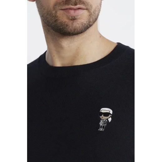 Karl Lagerfeld Wełniany sweter | Regular Fit Karl Lagerfeld S promocyjna cena Gomez Fashion Store