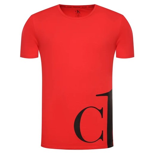 Calvin Klein Underwear T-Shirt 000NM1904E Czerwony Regular Fit Calvin Klein Underwear L okazyjna cena MODIVO