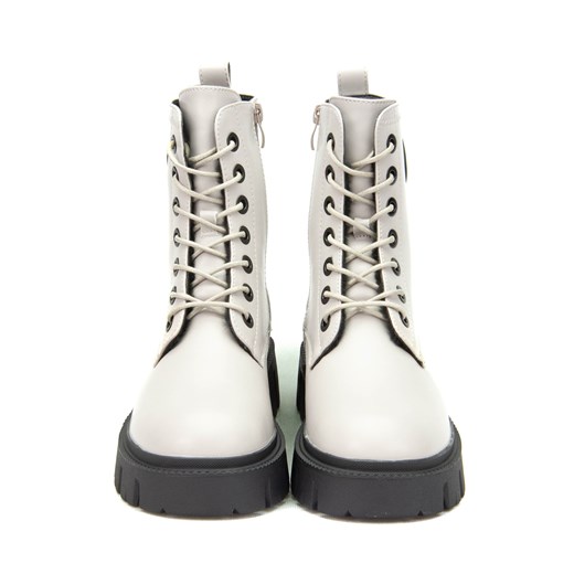 Trzewiki Sergio Leone TR 758 Szary Skóra Eko Sergio Leone 41 Awis Obuwie