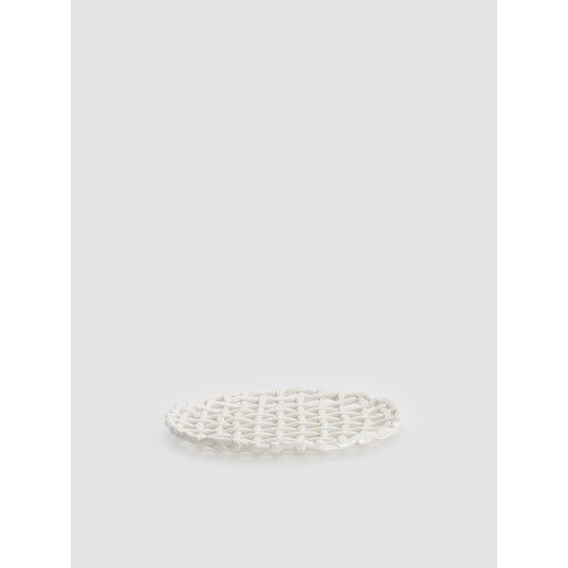 Reserved - Ceramiczna taca dekoracyjna - złamana biel Reserved ONE SIZE Reserved