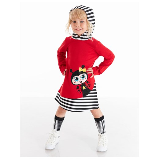 Denokids Sukienka &quot;Ladybug&quot; w kolorze czerwonym ze sklepu Limango Polska w kategorii Sukienki dziewczęce - zdjęcie 165153770