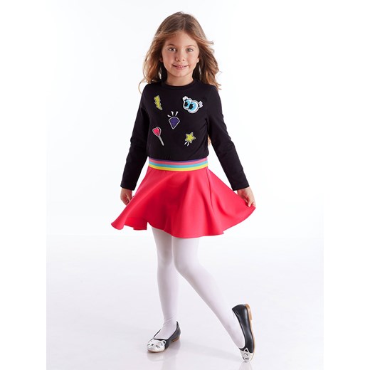 Denokids Sukienka "Emoji" w kolorze czarno-czerwonym - id: 11759895 - marki Denokids - 165153823 Denokids Sukienka "Emoji" w kolorze czarno-czerwonym ze sklepu Limango Polska w kategorii Sukienki dziewczęce - zdjęcie 165153823