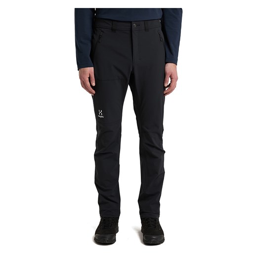 Haglöfs Spodnie softshellowe "Morän" w kolorze czarnym ze sklepu Limango Polska w kategorii Spodnie męskie - zdjęcie 165154442