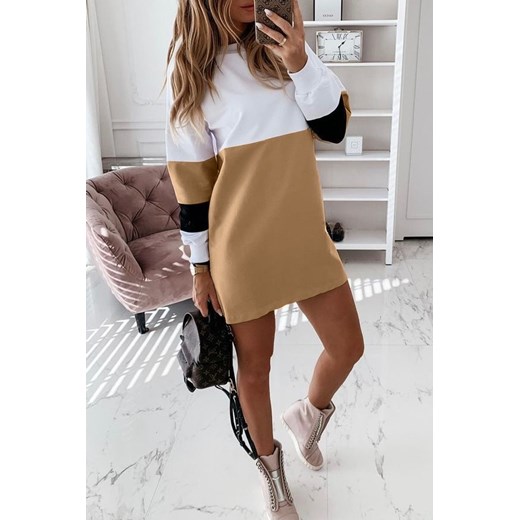 Bluzka TRIGONA BEIGE XL Ivet Shop wyprzedaż