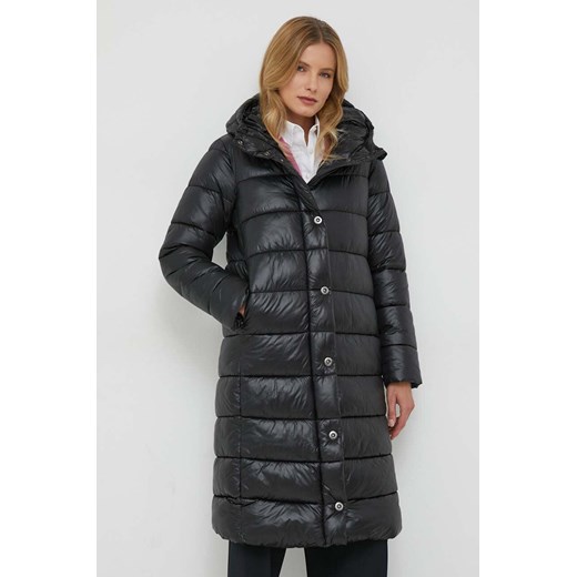 Sisley kurtka damska kolor czarny zimowa ze sklepu ANSWEAR.com w kategorii Kurtki damskie - zdjęcie 165160360