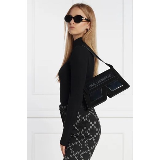 Listonoszka czarna Karl Lagerfeld średnia