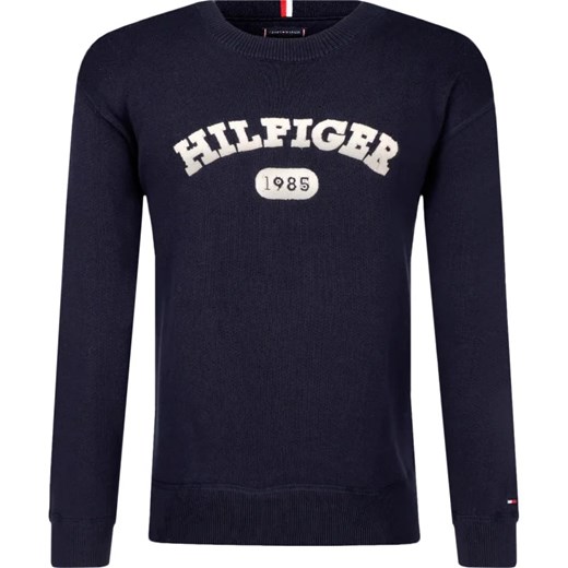 Bluza chłopięca Tommy Hilfiger granatowa na zimę 