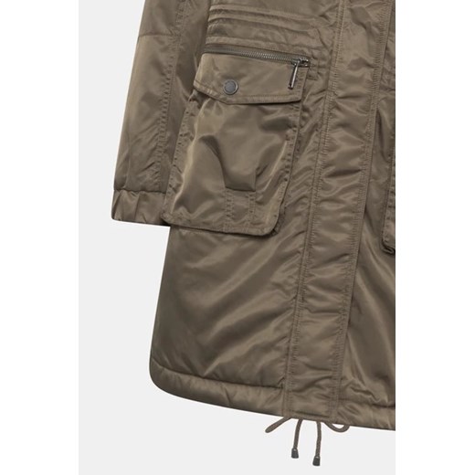 Kurtka damska BCBGMAXAZRIA casualowa z kapturem długa
