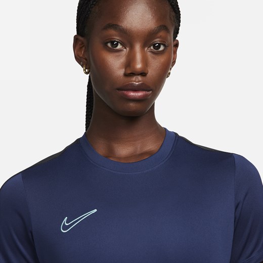 Damka koszulka piłkarska z krótkim rękawem Nike Dri-FIT Academy - Niebieski Nike XL Nike poland