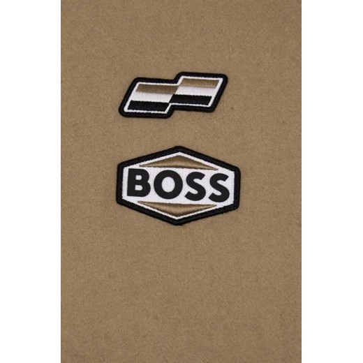 Boss Kidswear kurtka dziewczęca z poliamidu w paski