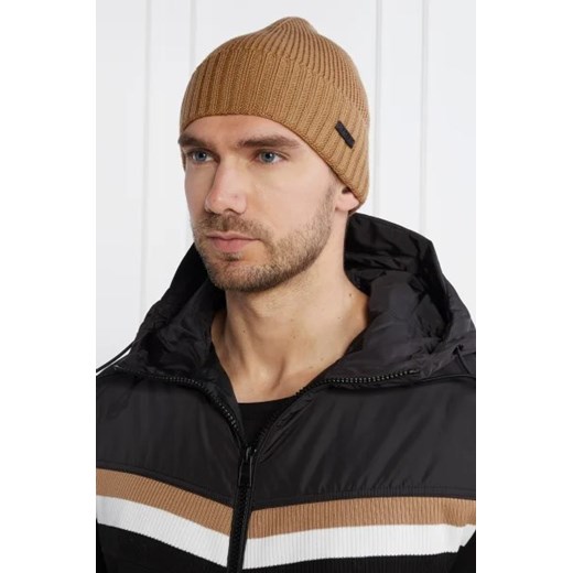 BOSS BLACK Wełniana czapka Fati OS promocyjna cena Gomez Fashion Store
