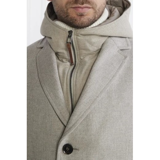 Joop! Wełniany płaszcz 2w1 Mailor Joop! 52 wyprzedaż Gomez Fashion Store