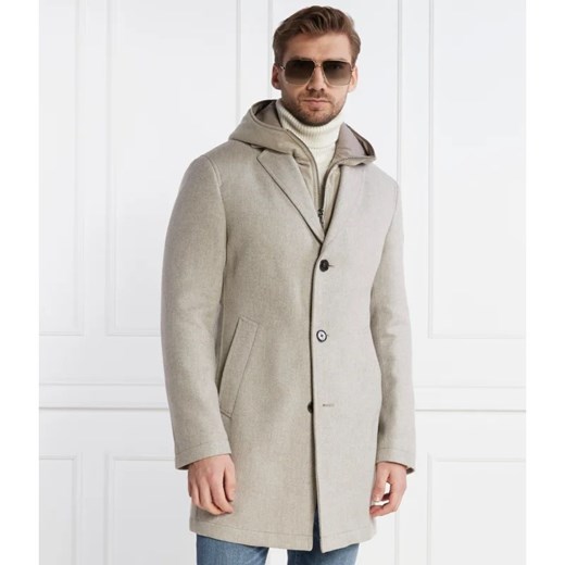 Joop! Wełniany płaszcz 2w1 Mailor Joop! 52 okazja Gomez Fashion Store