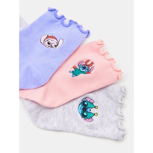 Sinsay - Skarpetki 3 pack Lilo i Stich - wielobarwny Sinsay 36/38 Sinsay